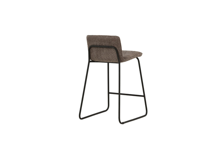 Venture Home Bisbee Bar Chair 2-pack - Black / Dark Grey Microfiber