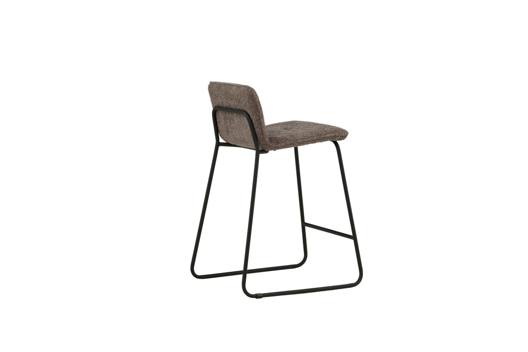 Venture Home Bisbee Bar Chair 2-pack - Black / Dark Grey Microfiber