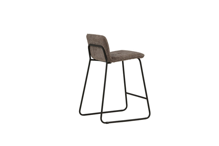 Venture Home Bisbee Bar Chair 2-pack - Black / Dark Grey Microfiber