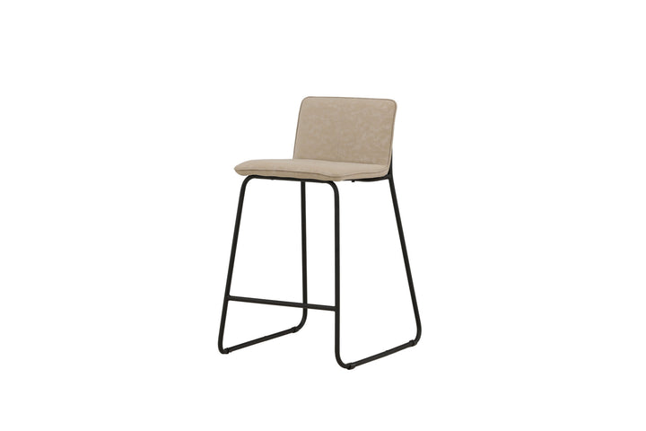 Venture Home Bisbee Bar Chair 2-pack - Black / Beige Microfiber
