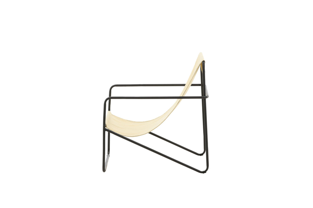 Venture Home Vernon Single Sofa - Black / Beige TP