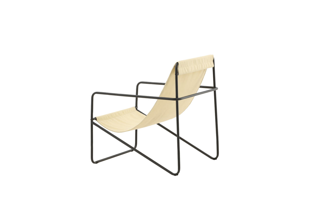 Venture Home Vernon Single Sofa - Black / Beige TP