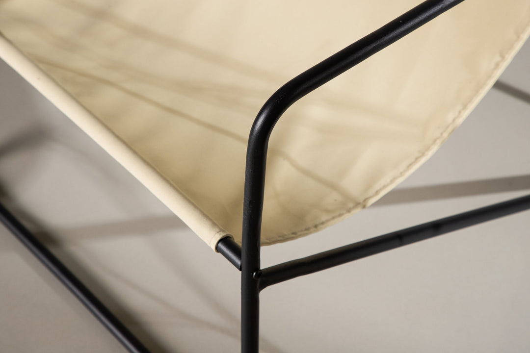 Venture Home Vernon Single Sofa - Black / Beige TP