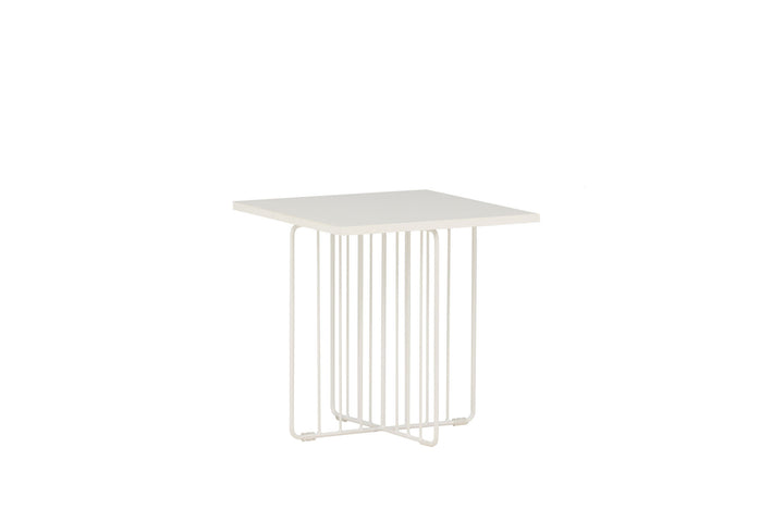 Venture Home Dayton Sofa Table - White powder coating / White MDF