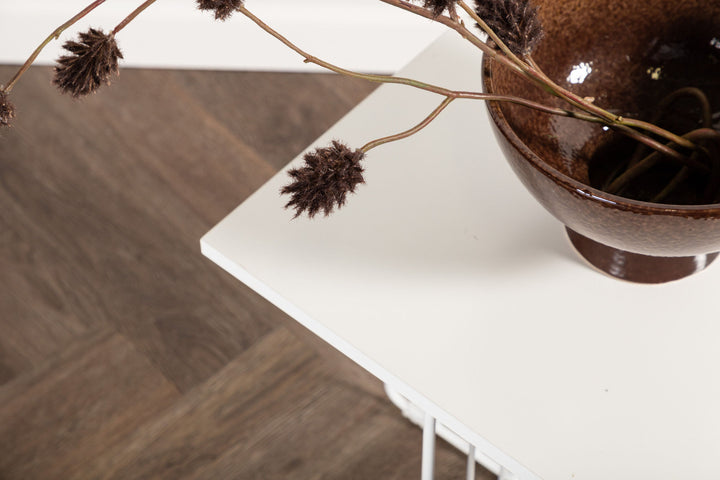 Venture Home Dayton Sofa Table - White powder coating / White MDF