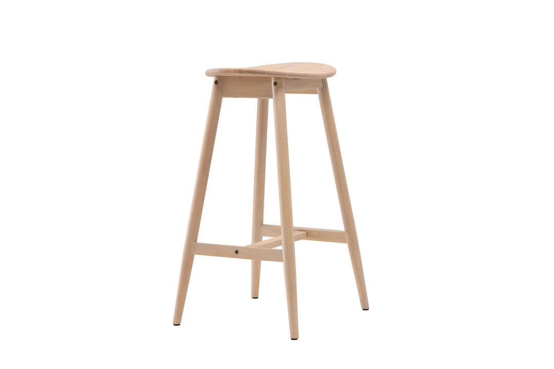 Vind Orust Bar Chair - Whitewash / Wood