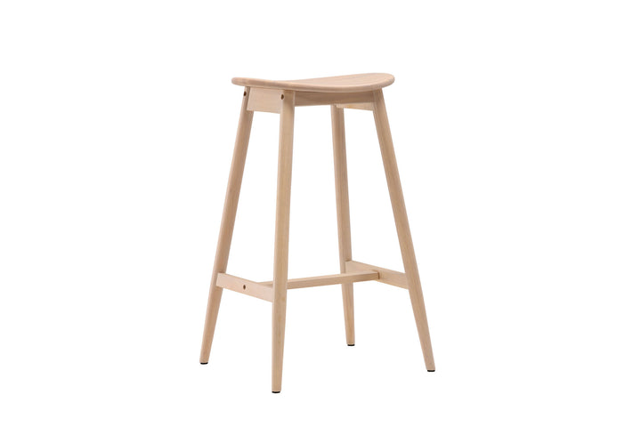 Vind Orust Bar Chair - Whitewash / Wood