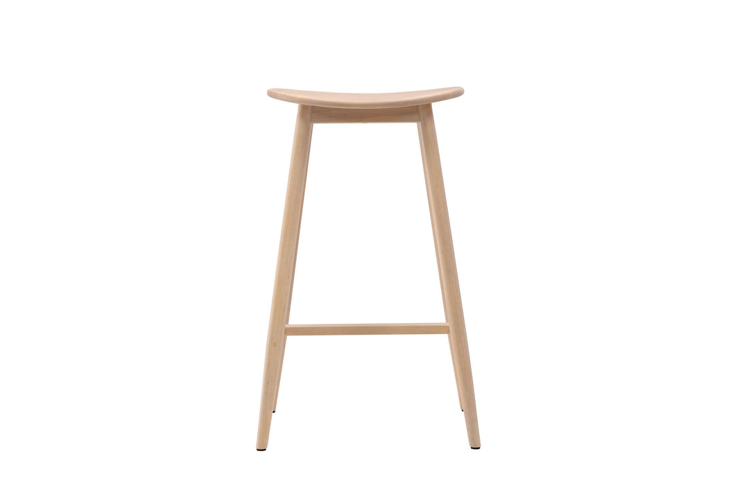 Vind Orust Bar Chair - Whitewash / Wood