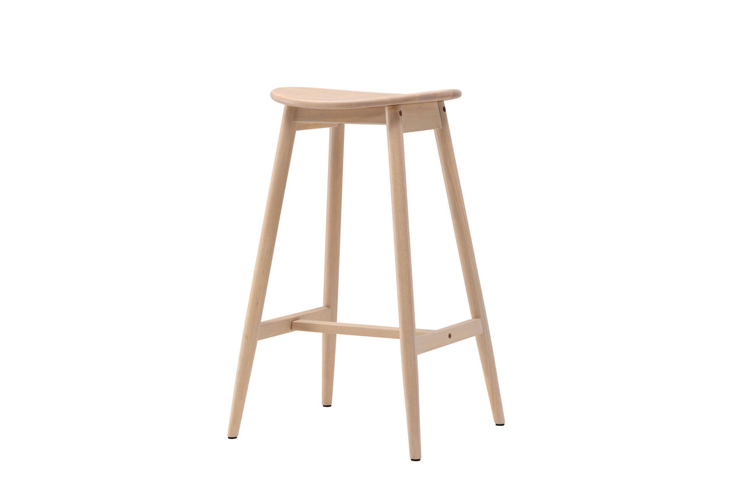 Vind Orust Bar Chair - Whitewash / Wood