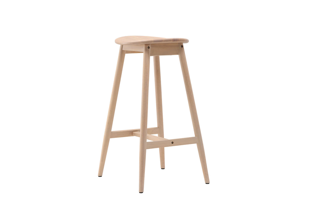 Vind Orust Bar Chair - Whitewash / Wood