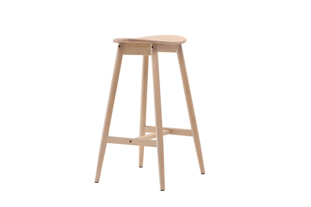Vind Orust Bar Chair - Whitewash / Wood