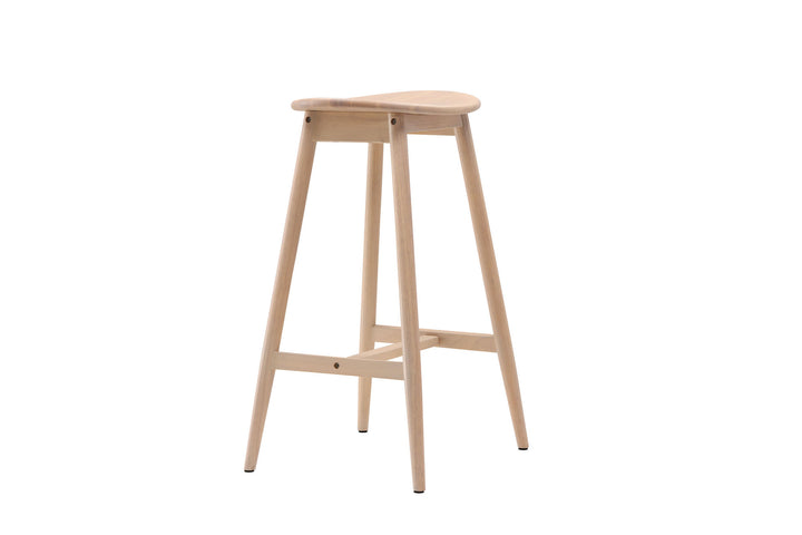 Vind Orust Bar Chair - Whitewash / Wood