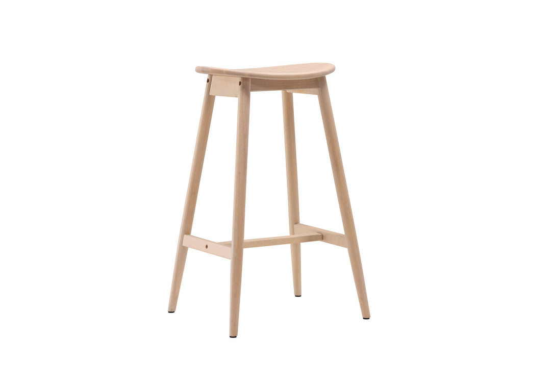 Vind Orust Bar Chair - Whitewash / Wood