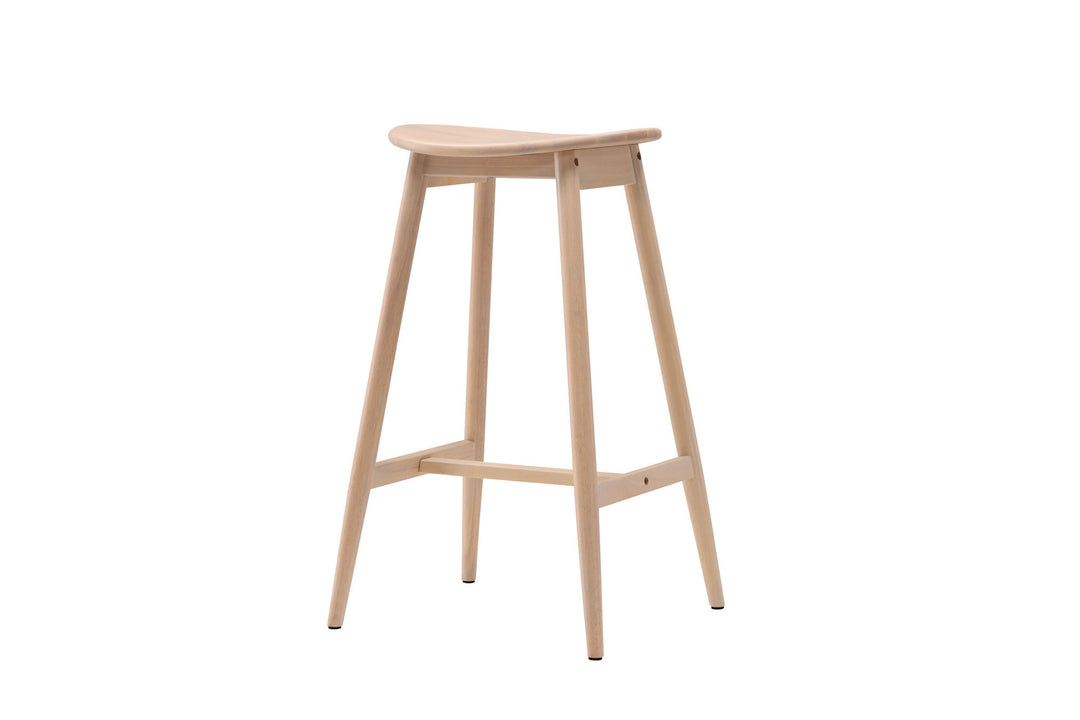 Vind Orust Bar Chair - Whitewash / Wood