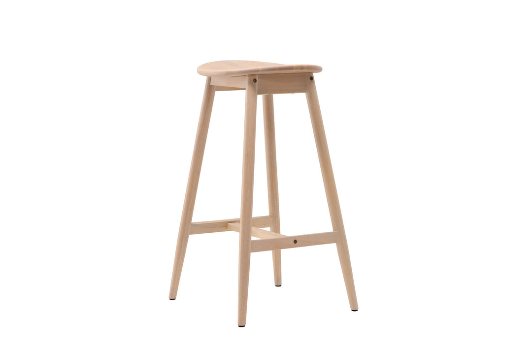 Vind Orust Bar Chair - Whitewash / Wood