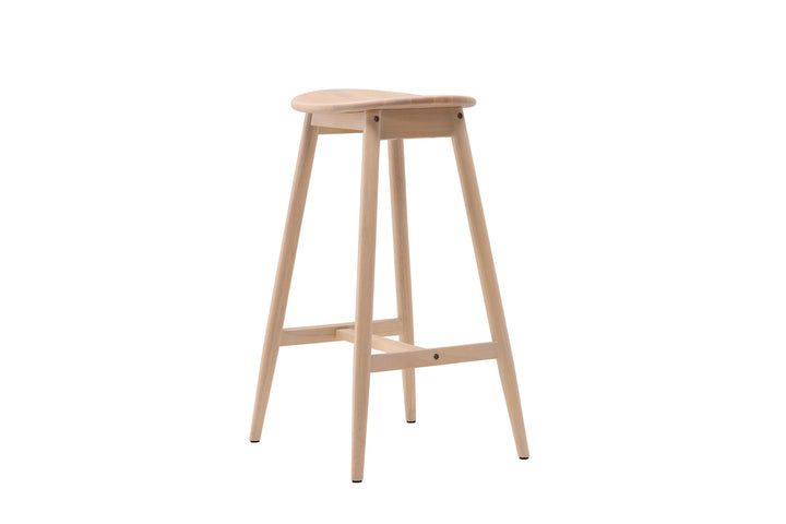 Vind Orust Bar Chair - Whitewash / Wood