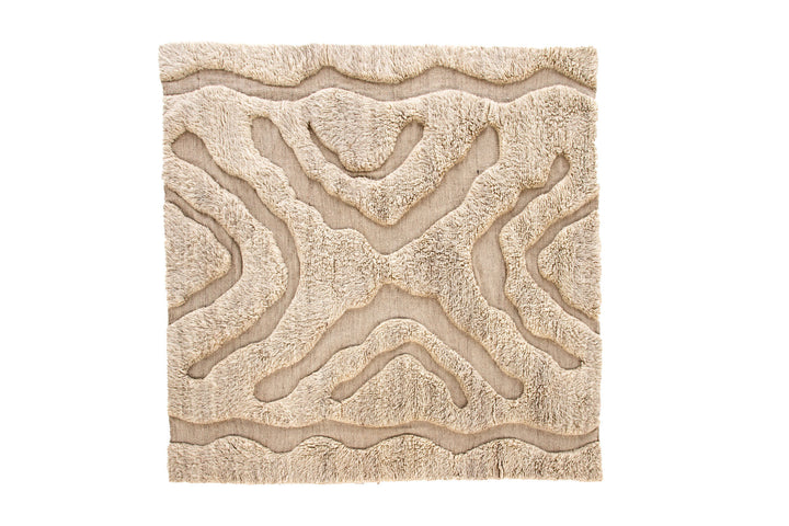 Vind Trondheim x Josefin Lustig - Carpet - Beige/White - Wool - 400*400