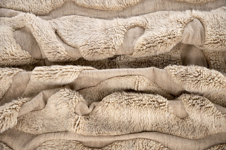 Vind Trondheim x Josefin Lustig - Carpet - Beige/White - Wool - 400*400