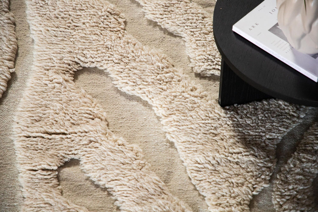 Vind Trondheim x Josefin Lustig - Carpet - Beige/White - Wool - 170*240