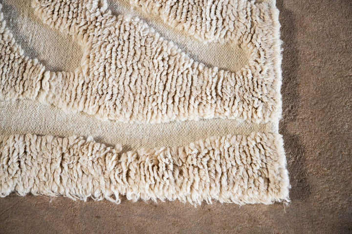 Vind Trondheim x Josefin Lustig - Carpet - Beige/White - Wool - 170*240