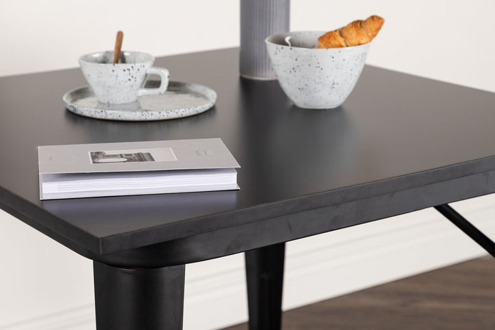 Venture Home Tempe Dining Table - Black / Black MDF