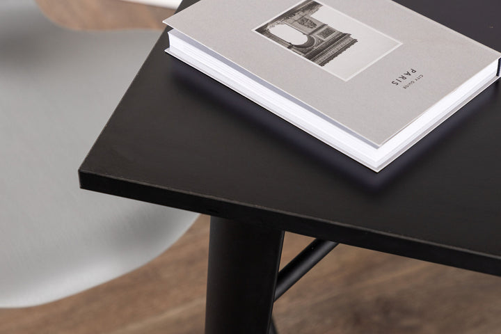 Venture Home Tempe Dining Table - Black / Black MDF