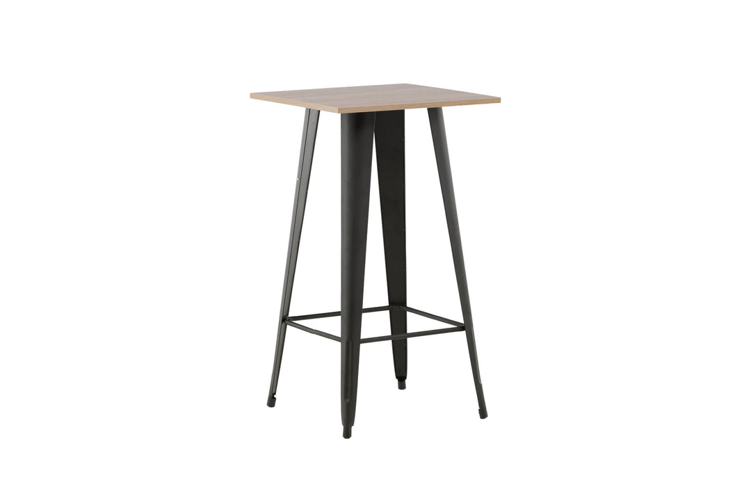 Venture Home Tempe Bar Table - Black / Nature MDF