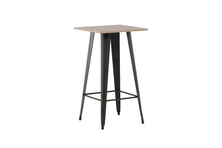 Venture Home Tempe Bar Table - Black / Nature MDF