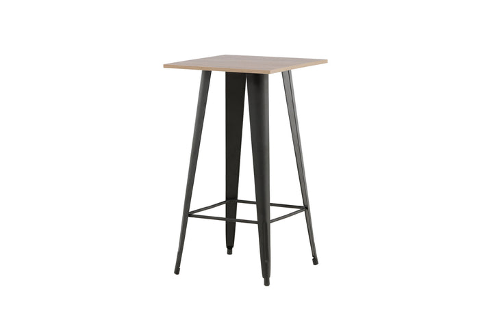 Venture Home Tempe Bar Table - Black / Nature MDF