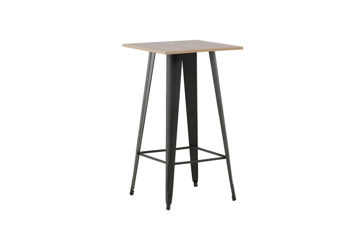 Venture Home Tempe Bar Table - Black / Nature MDF