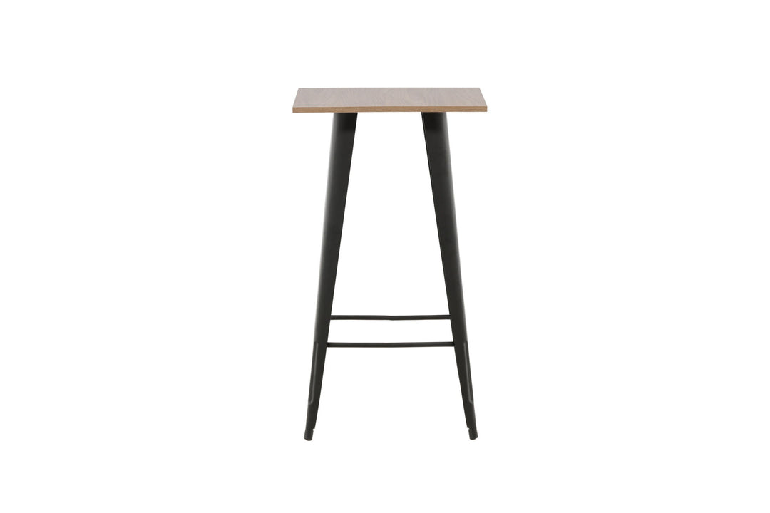 Venture Home Tempe Bar Table - Black / Nature MDF