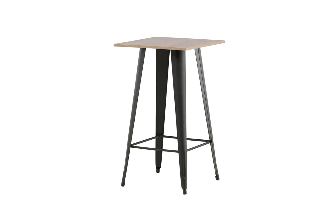 Venture Home Tempe Bar Table - Black / Nature MDF