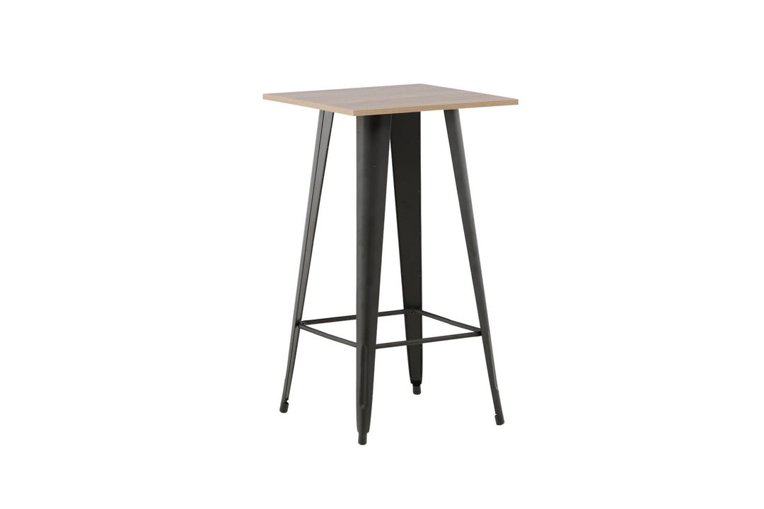 Venture Home Tempe Bar Table - Black / Nature MDF