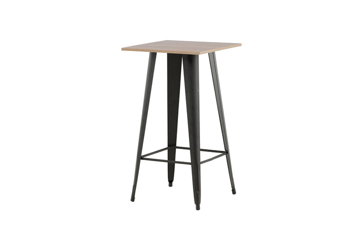 Venture Home Tempe Bar Table - Black / Nature MDF