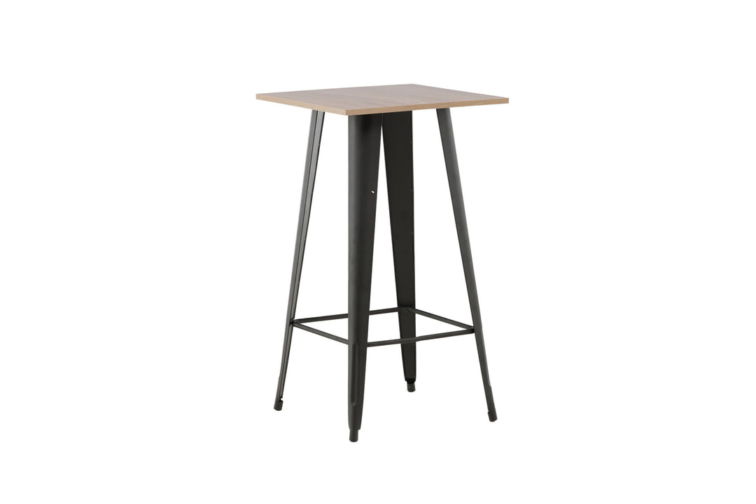 Venture Home Tempe Bar Table - Black / Nature MDF