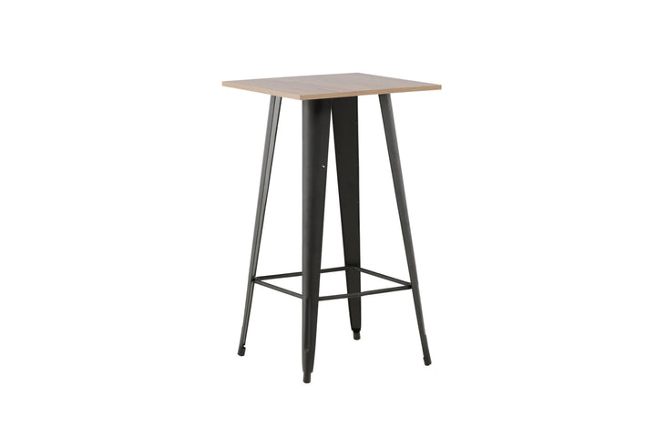 Venture Home Tempe Bar Table - Black / Nature MDF