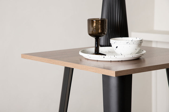 Venture Home Tempe Bar Table - Black / Nature MDF