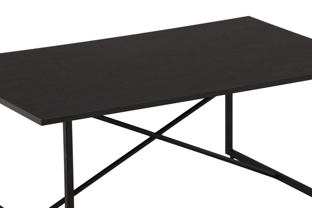 Venture Home Pryor Sofa Table - Black / Black MDF