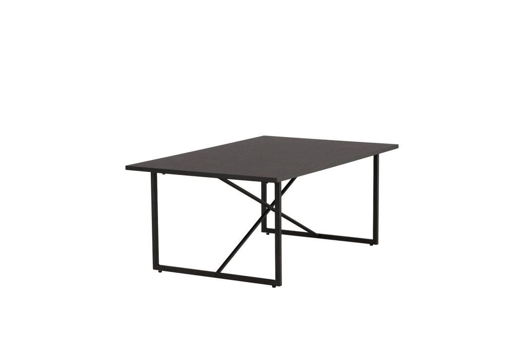 Venture Home Pryor Sofa Table - Black / Black MDF