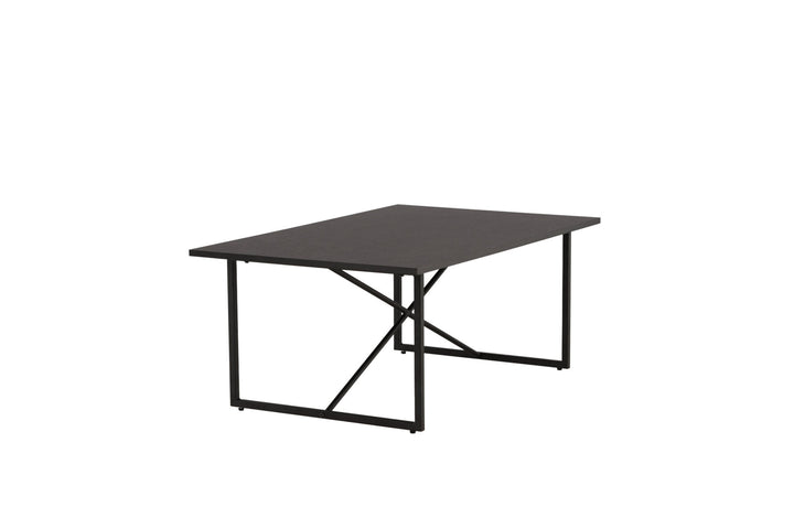 Venture Home Pryor Sofa Table - Black / Black MDF