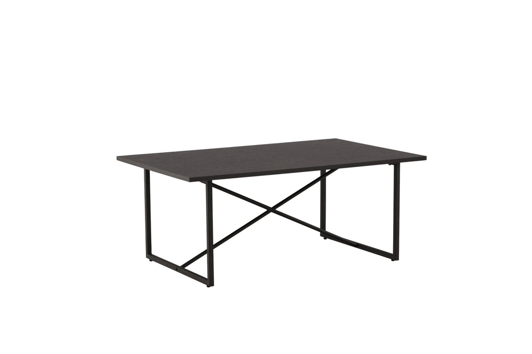 Venture Home Pryor Sofa Table - Black / Black MDF