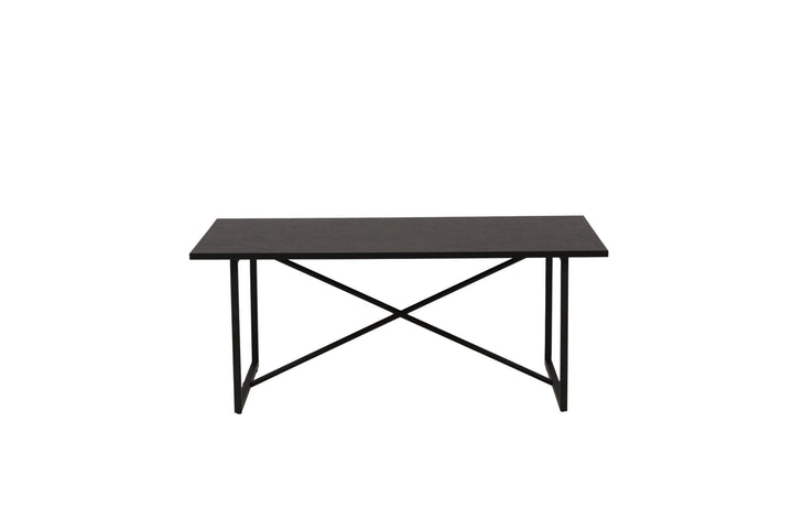 Venture Home Pryor Sofa Table - Black / Black MDF