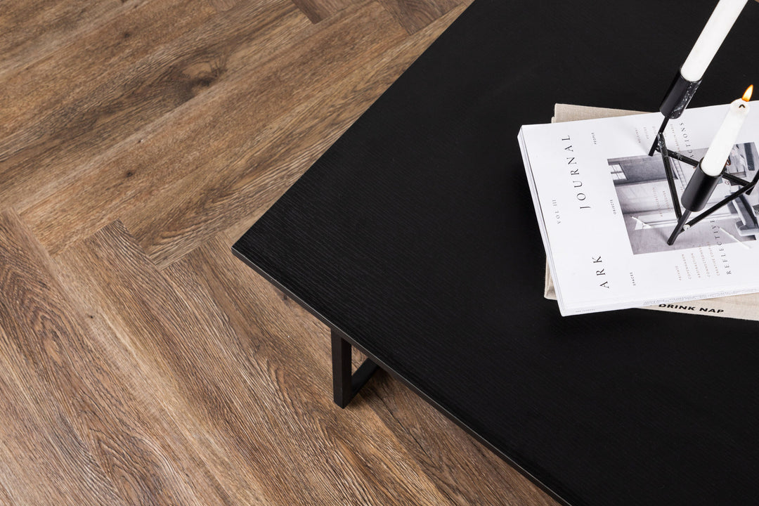 Venture Home Pryor Sofa Table - Black / Black MDF