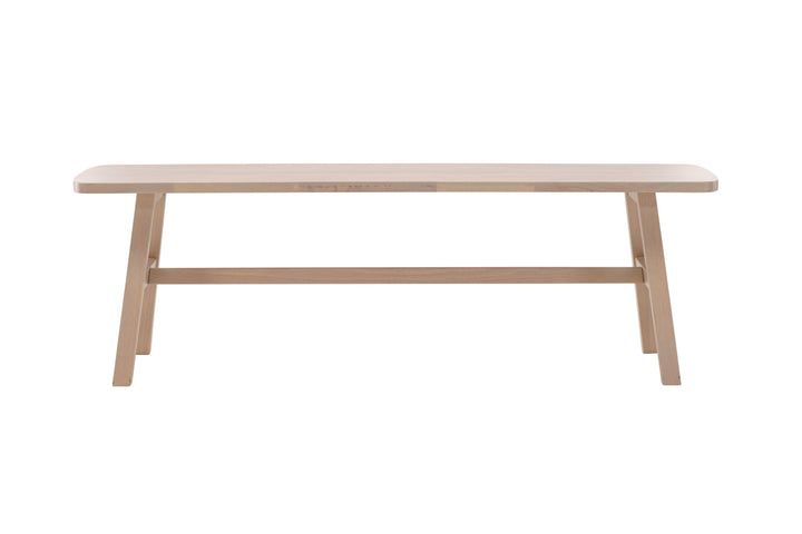 Vind Hälsö Bench - Whitewash / Wood
