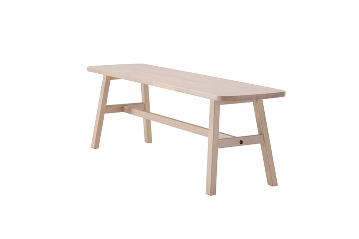 Vind Hälsö Bench - Whitewash / Wood