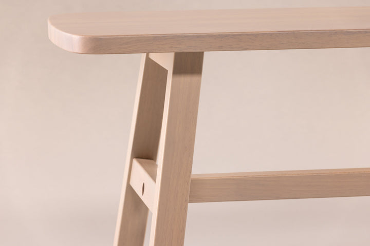 Vind Hälsö Bench - Whitewash / Wood