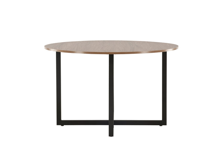 Venture Home Durango Dining Table - Black / Walnut MDF