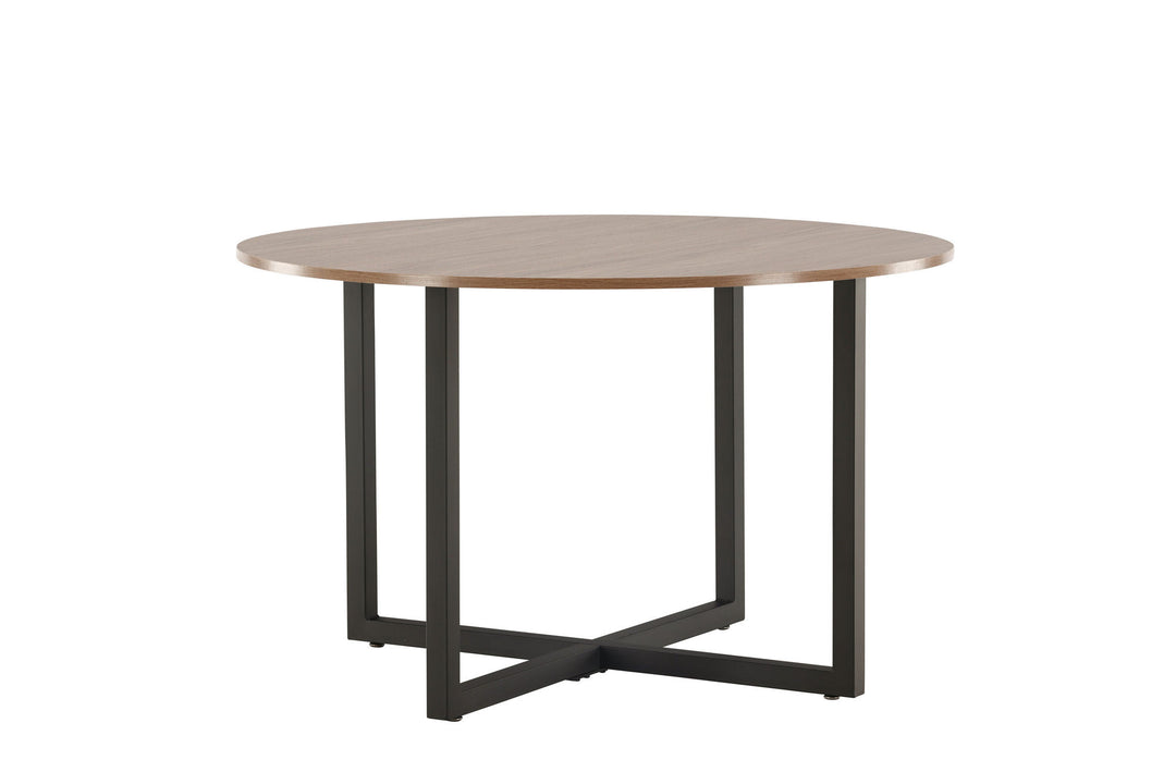 Venture Home Durango Dining Table - Black / Walnut MDF