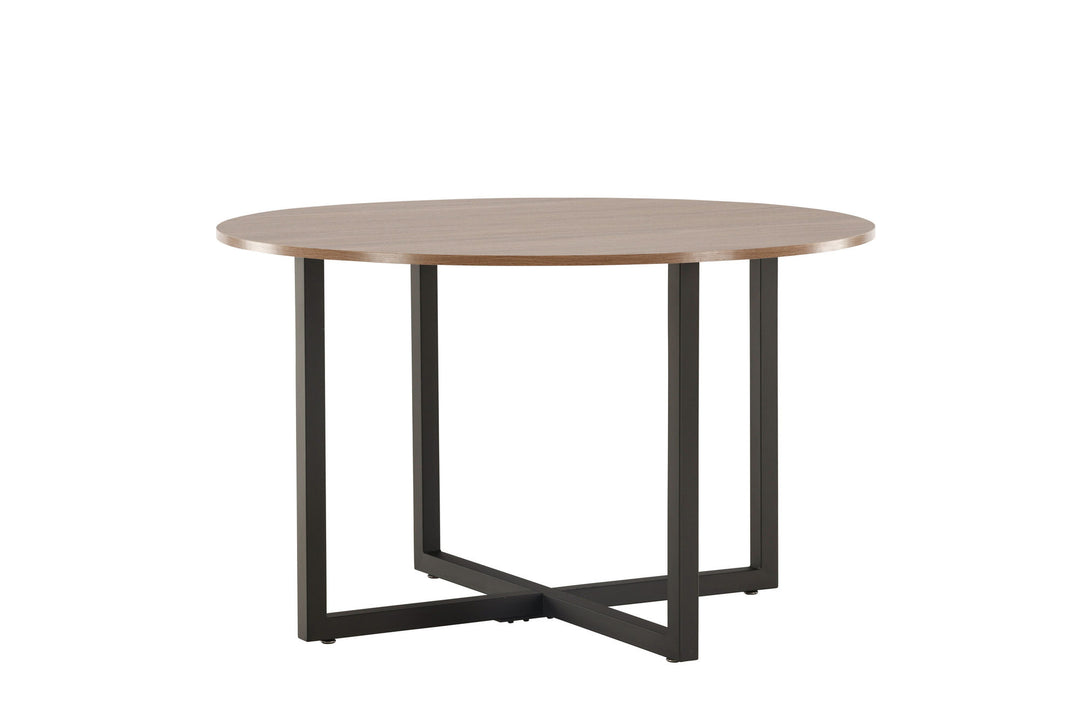 Venture Home Durango Dining Table - Black / Walnut MDF