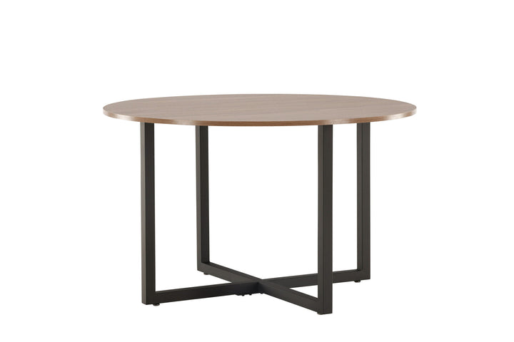 Venture Home Durango Dining Table - Black / Walnut MDF